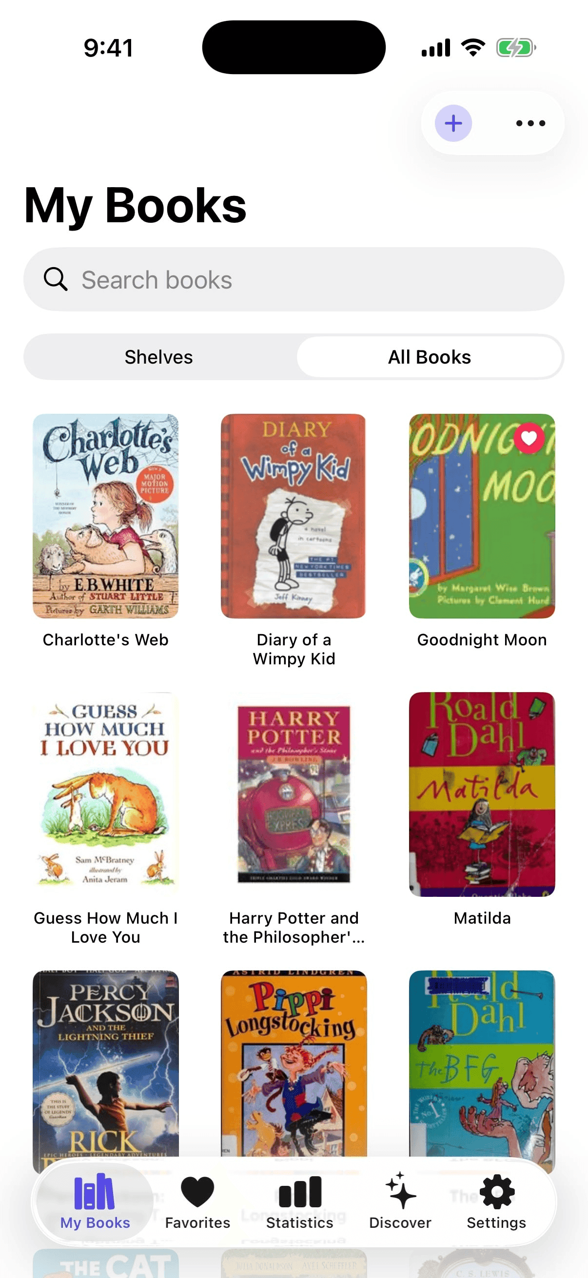 MyLittleShelf App Screenshot